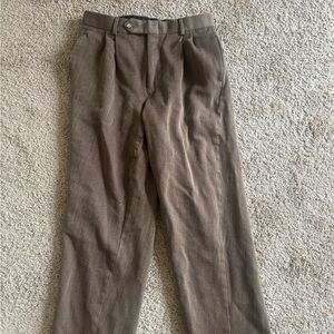 Women’s Brooks Brothers High Waisted Vintage Tweed Pants